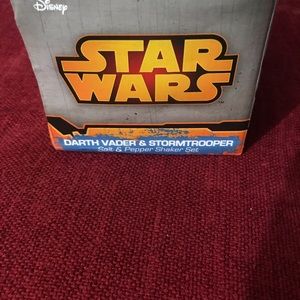 Star Wars salt and pepper shaker box a little worn